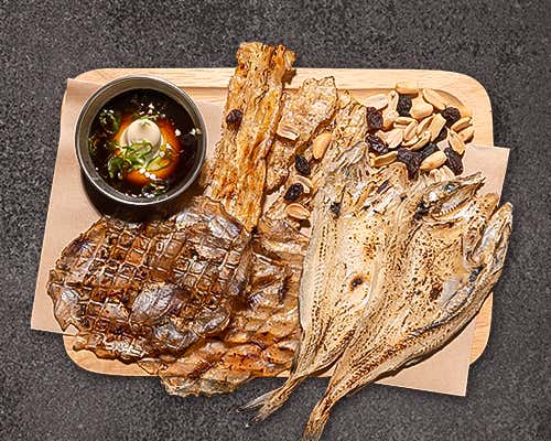 모둠 건어물 메뉴 사진(네이버)