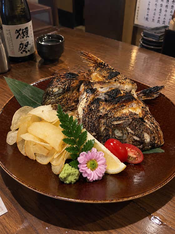 도미머리구이 메뉴 사진(네이버)