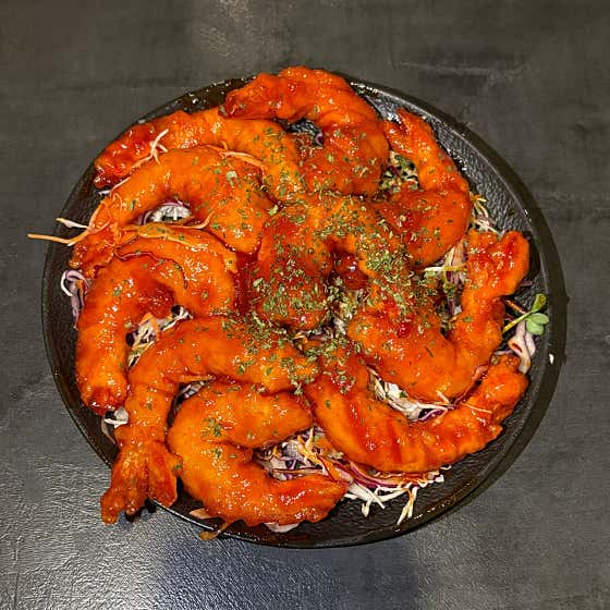 불닭 깐쇼새우 메뉴 사진(네이버)