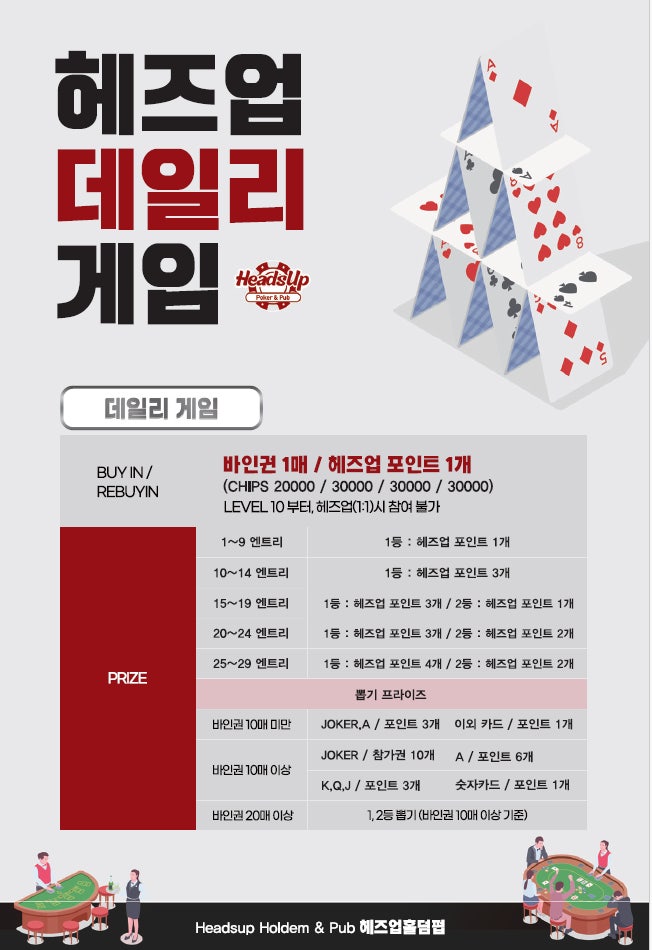 헤즈업 구로디지털단지점 홀덤펍 매장 사진