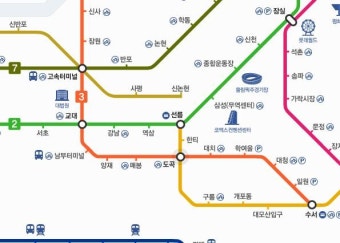 서울 지하철 노선도의 문제점..
