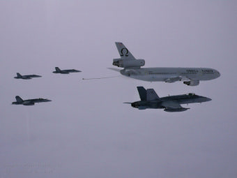 뉴질랜드 국제 에어쇼 Warbirds Over Wanaka에 참가한 호주공군 F/A-18 전투기
