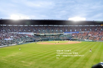 [프로야구 두산 vs 롯데]희재꼬 야구관람 BBQ치킨 들고, 김동주 2010... 고영민~ 에프엑스(FX)빅토리아 시구 /잠실야구장/비타500...