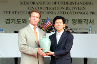 2010. 9. 14. 미국 캘리포니아주지사 경기도 방문.