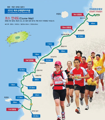 제주도 축제, 2011년 제추도축제로 제주국제평화마라톤! 열심히 달려봐요!