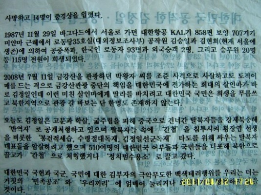 대북전단내용 | 블로그