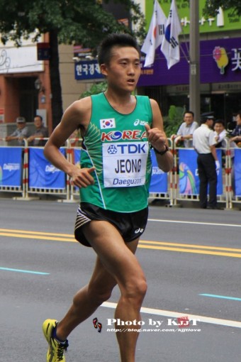 2011 대구 세계육상선수권대회  남자 마라톤 현장에서...