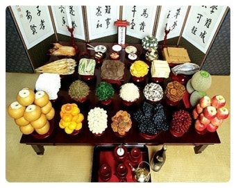 설날 제사상 차례상 차리는법 지방쓰는법(2dm)