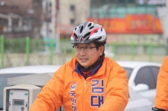 (원주시 갑 김대천 선거운동)선거운동 첫날 오렌지군단의 행진!