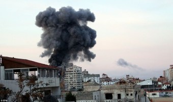 이스라엘, 팔레스타인 가자지구 하마스 본부 공습..사상자 속출 지상전 임박