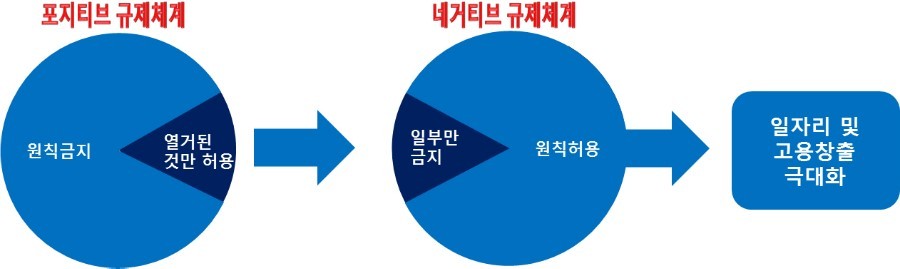 이재명 대통령, 2025년 네거티브 규제 방식 강조 - 혁신과 발전의 중요성 강조