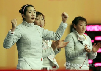 [2010 광조우AG 펜싱①]여자사브르 주요경기영상(김금화,김혜림,이라진,이우리)