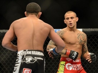 UFC 168  시합 사진 : 더스틴 포이리에 vs. 디에고 브란다오