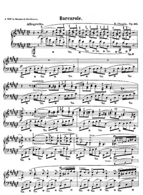 쇼팽 뱃노래(Chopin - Barcarolle Op.60)  | 블로그