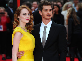 [엠마 스톤] Attending the world premiere of 'The Amazing Spider-Man 2' at The Odeon Leicester Square in London on April 10, 2014