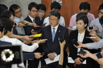 세월호 침몰사고 진상 규명을 위한 국회 국정조사 특위 여야 합의사항 관련 기자회견(140529)