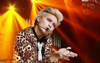 [샤이니] 140824 인기가요 태민 괴도 캡쳐