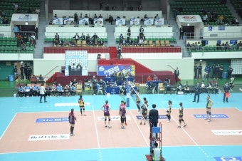 [스포츠/배구] 여자 배구 관람 : 흥국생명 대 현대건설 힐스테이트 여자 배구단 in 성남실내체육관