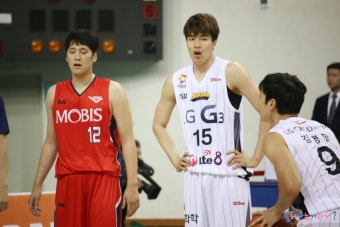 김시래 유병훈 김종규 양우섭 김영환 크리스매시 데이본제퍼슨 배병준 14-15 프로농구 창원LG vs 울산모비스 (14.10.11)