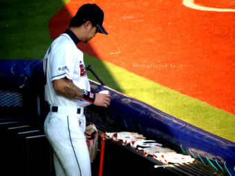 140906 두산베어스 VS sk와이번스 (오재원, 김현수)
