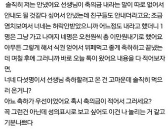 축의금 액수는 어떻게 정하죠?