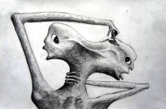정신분열증 환자들의 그림 모음