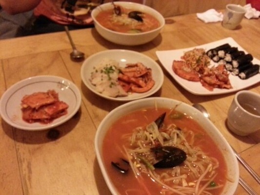 [김해 맛집, 삼계동 맛집] 안채  충무김밥&얼큰칼국수+수육 6000원으로 즐기자 | 블로그