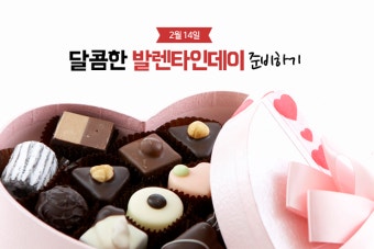 2월 14일, 달콤한 발렌타인데이 준비하기