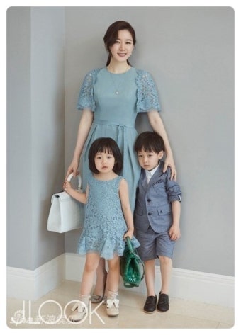 이영애 쌍둥이 남매와 JLOOK