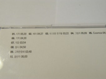 김동률 1집 'The Shadow Of Forgetfulness'(망각의 그림자)앨범