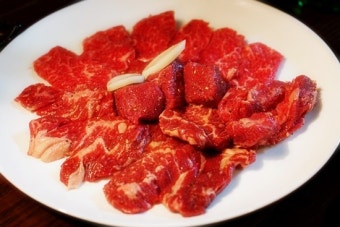 소고기 마블링이 대박이에요