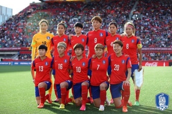 2015 캐나다 여자월드컵 한국 vs 스페인~! 한국 16강 진출~!