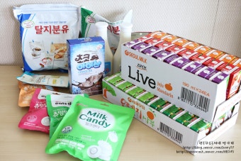7월 서울우유 홍보대사 제품 도착했어요.