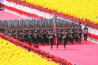 중국 열병식