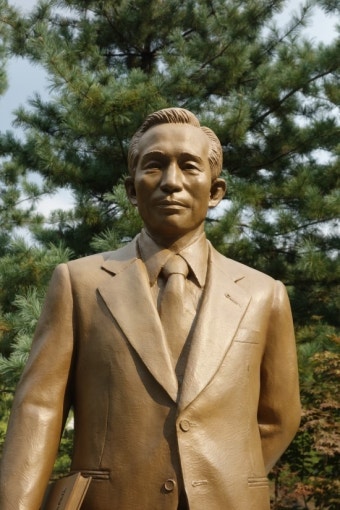청남대 3- 박정희 대통령 동상