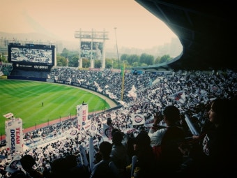 두산베어스 경기보고왔어요! 2015 프로야구 준플레이오프 잠실경기장 흥미진진 ><