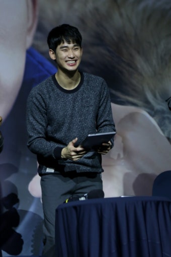 빈폴아웃도어 김수현 팬미팅 현장! 도브다운 패딩 멋지네요