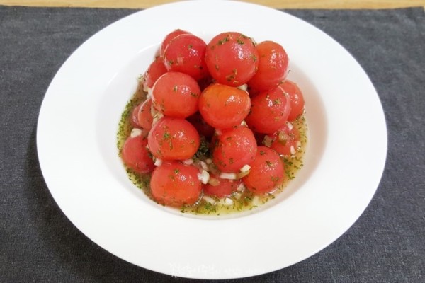 방울토마토 마리네이드만들기,방울토마토 샐러드 | 블로그