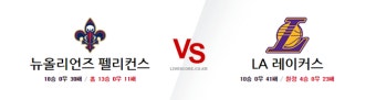 2월 5일 NBA 뉴올리언스 LA레이커스 분석글