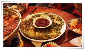 해물파전&김치찌개, 비 내리는 날의 만찬 !