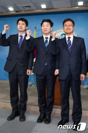 <더민주, 영입인재 '출마선언'...  김정우·김병관·오기형 후보 >