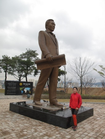 20160404 박정희 대통령 동상