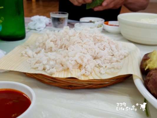 부산 기장 칠암 붕장어(아나고)회 맛집- 용당횟집 가족모임 | 블로그