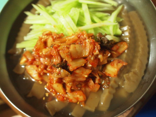 도토리묵사발 , 묵밥만들기 간편하게 시판육수로 시원하게 여름이기기!! | 블로그