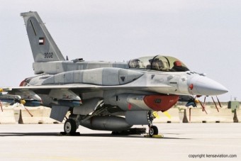 아랍에미리트 공군의 F-16F 데저트 펠콘