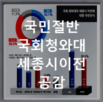국민 절반 “국회와 청와대 세종시 이전” 공감