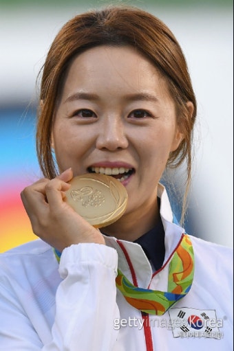 리우올림픽 여자양궁 개인전 장혜진선수 금메달ㅎㅎ
