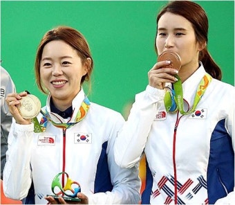 올림픽 여자 양궁 개인전 금메달, 동메달을 동시에!!