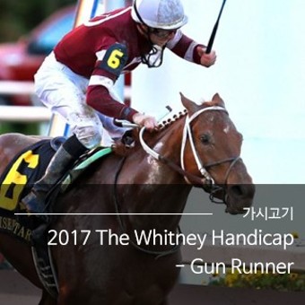가시고기,경마코리아레이스 | 2017 The Whitney Handicap-Gun Runner