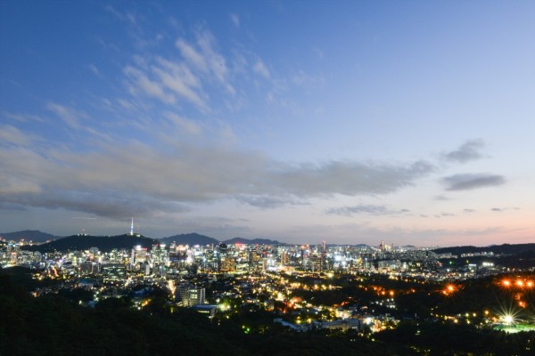 와룡공원 말바위 서울야경 | 블로그